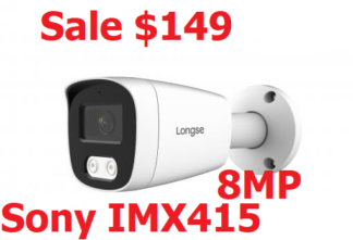V247 / Bitvision App 8MP IP Infrared Fixed Bullet Network camera OnVif