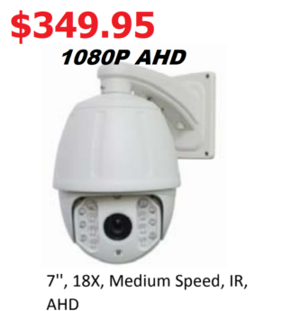 AHD 2.4MP 18x PTZ Camera Full 1080P Sony Starvis