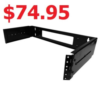 Extendable 22-45CM Steel Wall Mount Server Bracket with Hinge Design 2U