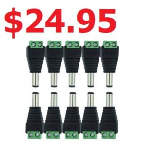 Speedex PowerJack Male Adaptor (10 pcs / pack)