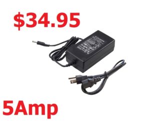 Security DC Power Adaptor 12V / 5A cUL Listed