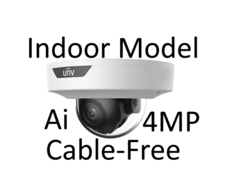UNV 4MP INDOOR Ai Intelligent LightHunter Cable-Free 2.8mm Lens (NDAA) IPC354SB-ADNF28K-I0
