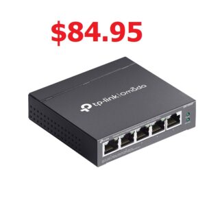 TP-Link DS105GP Omada 5-Port Gigabit Unmanaged Desktop Switch with 4-Port PoE+ (65w)