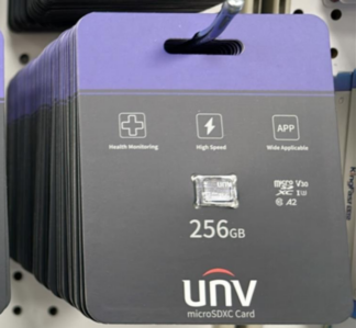 UNV TF Purple Surveillance High Speed Micro SD Card Option 256GB