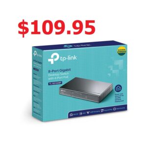 TP-Link TL-SG1008P 8-Port Gigabit Desktop Switch with 4-Port PoE (65W)