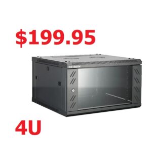 4U Fully Assembled Network Wall Mounted Cabinet 450mm