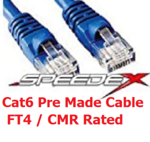 Pre Made Cat6 Cable (CMR/FT4)