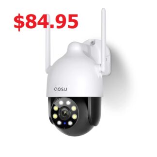 Aosu C5L D1 Lite 3MP QHD Wi-Fi Camera Full Color Night Vision Smart PT Camera with Motion Tracking **NOTE We Price Match On AOSU Cameras**