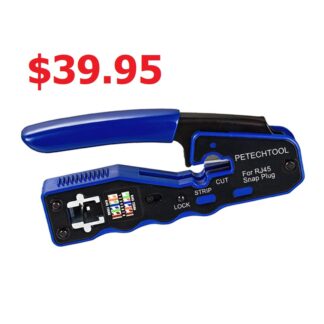 RJ45 Pass Through Crimp All-in-one Tool for RJ45 8P8C Modular Connectors