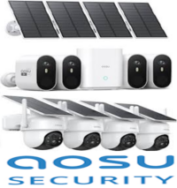 AOSU Battery / Solar (2 And 4 Camera Kits)