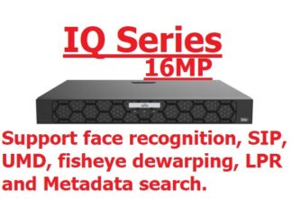 UNV 16MP 8-Channel POE Ai Network Video Recorder Intelligent Video Analytics (NVR502-08B-P8-IQ)