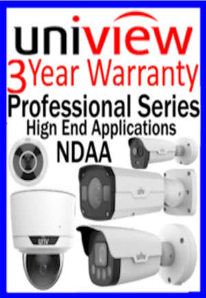 UNV Uniview Professional Series Full Ai IP Cameras