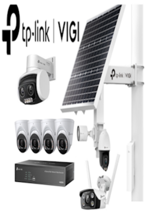 TP-Link Vigi IP Cameras / Solar Cameras Mounts / POE Switch