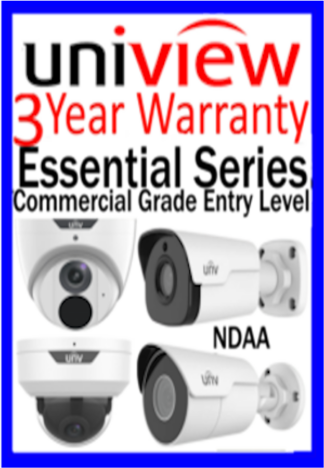 UNV Uniview Essential Series IP Cameras
