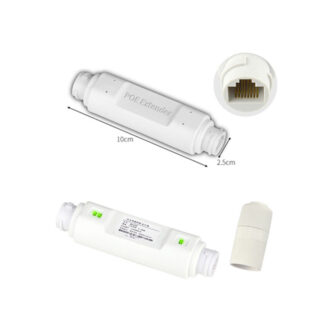 Outdoor 1 to 1 Port Waterproof PoE Extender Boost PoE and Signal of 100Mbps up to 250 Meters