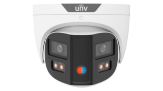 UNV Tri-Guard 2.0 IPC3K28SE-ADF28KMC-DL-I0 4K HD ColorHunter Omniview Series Light and Audible Warning Fixed Turret Network Camera