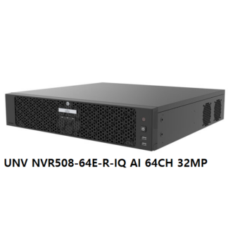 UNV Professional Series NVR508-64E-R-IQ AI 64CH 8 HDD NVR 32MP Recording (NDAA) ( Support HDD hot swap)