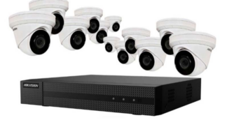 Hikvision EKI-K164T412 16 Channel 8MP/4K PoE NVR with 4TB HDD & 12 X 4MP Night Vision Turret Cameras Kit