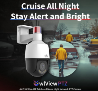 4MP 5X Wise-ISP Tri-Guard Warm light Network PTZ Camera With Heater for Winter. *NDAA Rated**