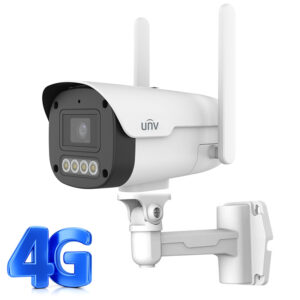UNV LTE 4G SimCard 4MP ColorHunter 4G Fixed Dual-light Bullet Network Camera IPC2A14LP-ADF40KC-4G-US
