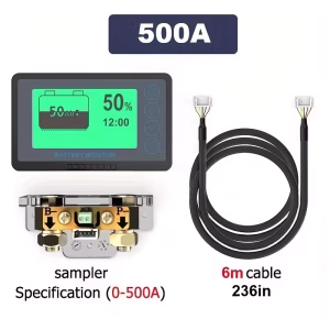 BM500 Battery Monitor with a 500A Shunt