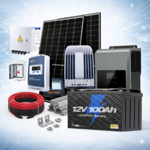 Solar Panels / Charge Controllers MPPT / LifePO4 battery