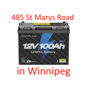 EcoFlow Lithium 12V 100Ah Deep Cycle Marine Trolling Motor Battery LiFePO4 Battery **In Store pickup only in Winnipeg**