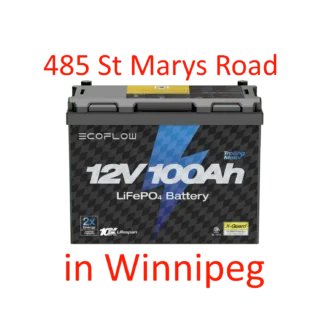 EcoFlow Lithium 12V 100Ah Deep Cycle Marine Trolling Motor Battery LiFePO4 Battery **In Store pickup only in Winnipeg**